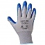 Rękawice z lateksem niebiesko-szare kpl.12 par 7[S]